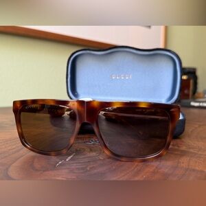 Gucci Brown Tortoiseshell Sunglasses